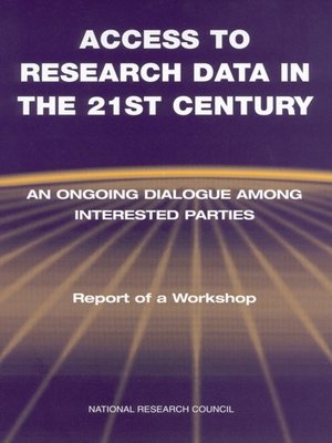 cover image of Access to Research Data in the 21st Century